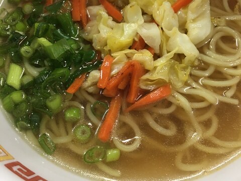 ごま油で♡炒めキャベツの中華そばのラーメン(^^)